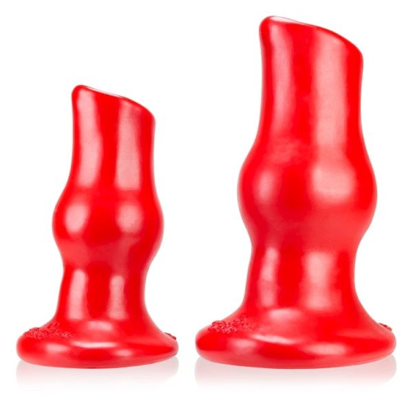 Pig-Hole Deep Buttplug Red 2 Sizes OXBALLS 23624