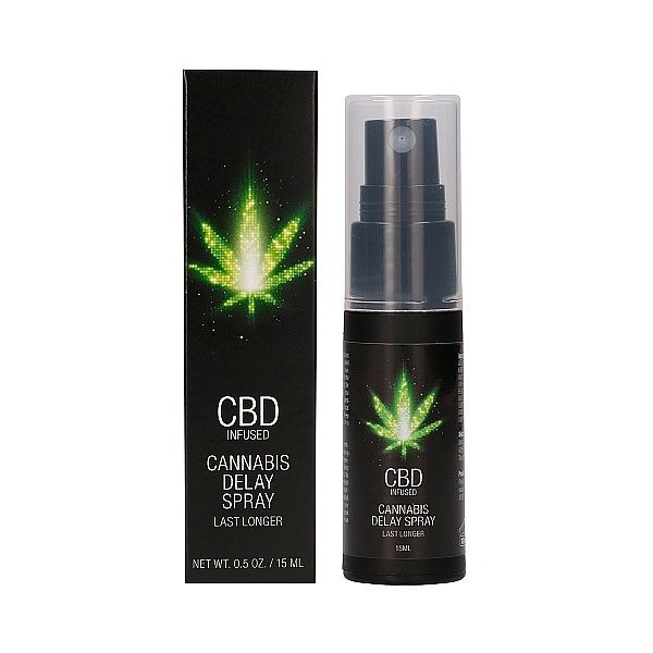 (BO) CBD Cannabis Delay Spray - 15 ml Shots 34529