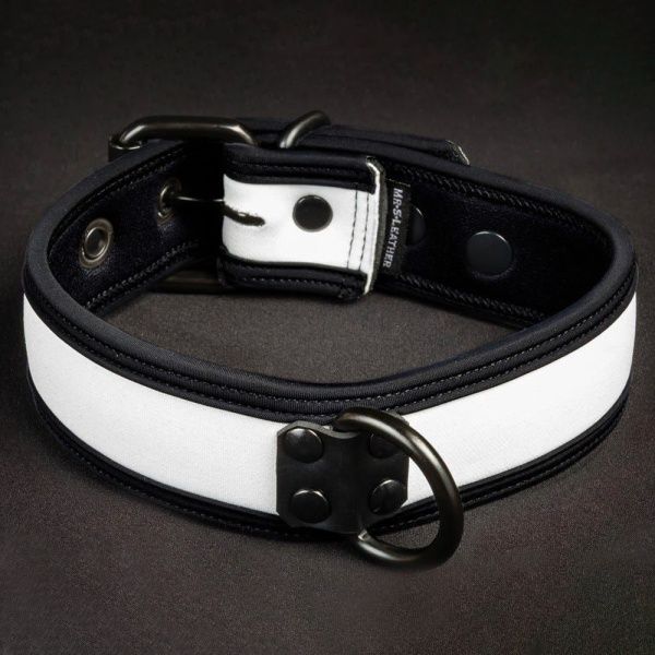 Neo Bold Puppy Collar Blanco Mr-S-Leather 35953