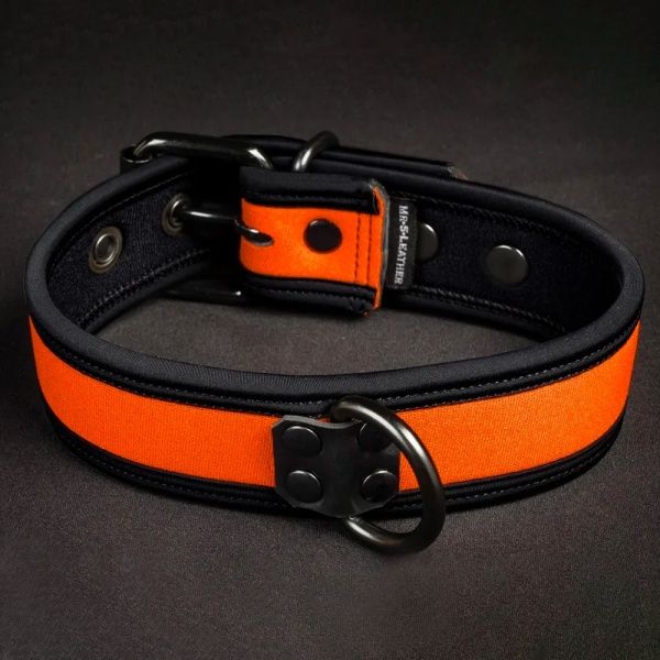 Neo Bold Puppy Collar Orange Mr-S-Leather 35954