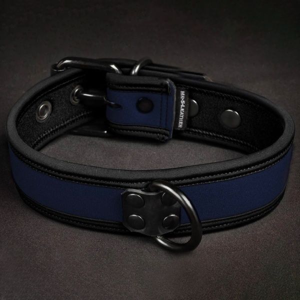 Neo Bold Puppy Collar Navy Mr-S-Leather 35956