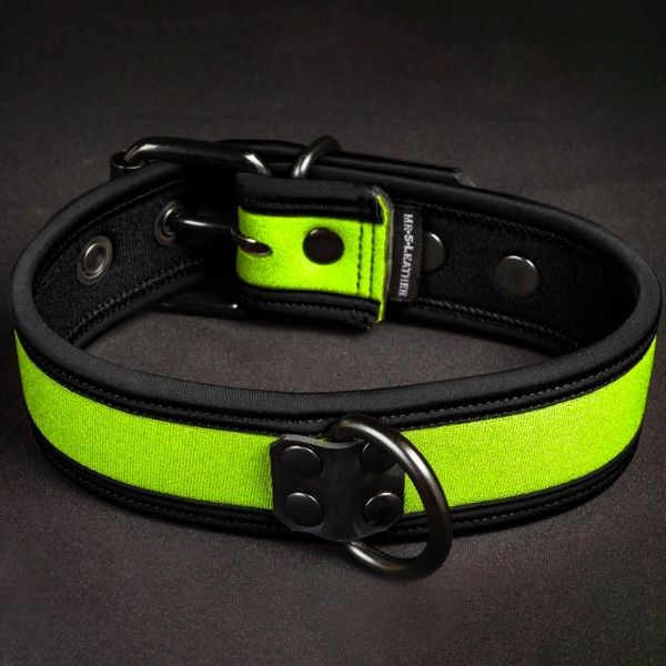 Halsband Neo Bold Puppy Collar Lime Mr-S-Leather 35958