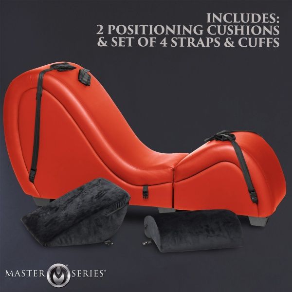 Kinky Sex Chaise Rojo Master Series 37801