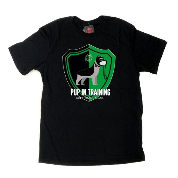 Pup In Training Green T-Shirt ROUGH TRADE GEAR 37993