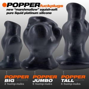 POPPER BIG Pighole Marshmallow Humps | Dark-Ink