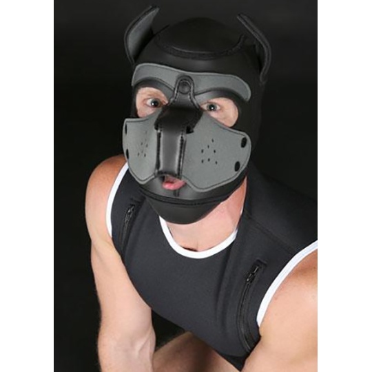 Neo Puppy Hood gris Mr-S-Leather 7527